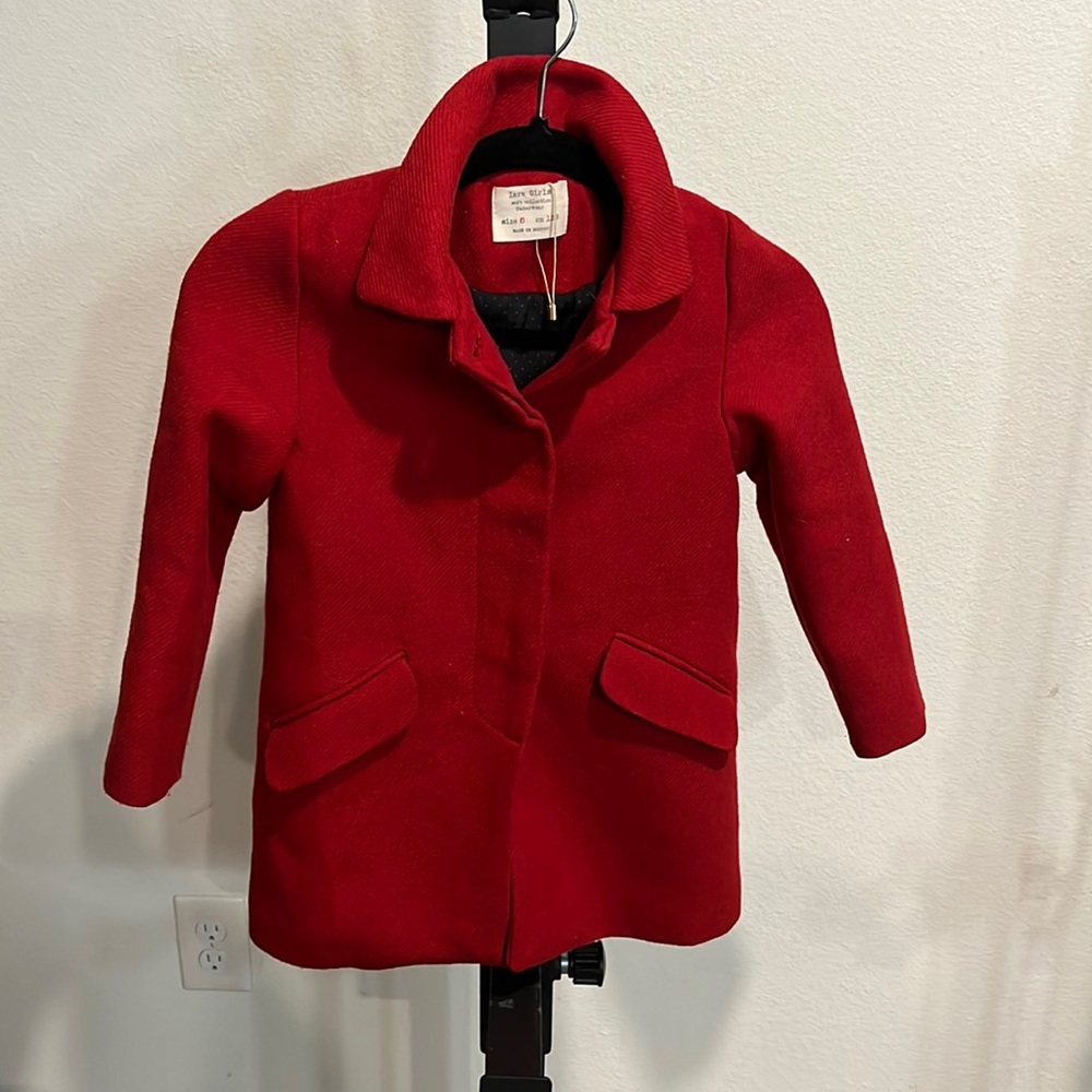 Zara girls pea coat